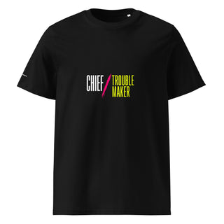 CHIEF TROUBLE MAKER tee product view — GIRLFINITY identity tee