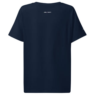 BORN TO LEAD tee product view — GIRLFINITY identity tee